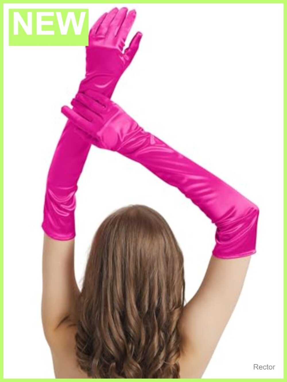 Satin Opera Gloves Elbow Length Long Costume Accessories